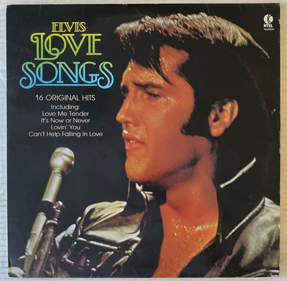 Elvis Presley Love Songs Vinyl LP 16 Original Hits K-Tel NU9900 1981 RCA Records